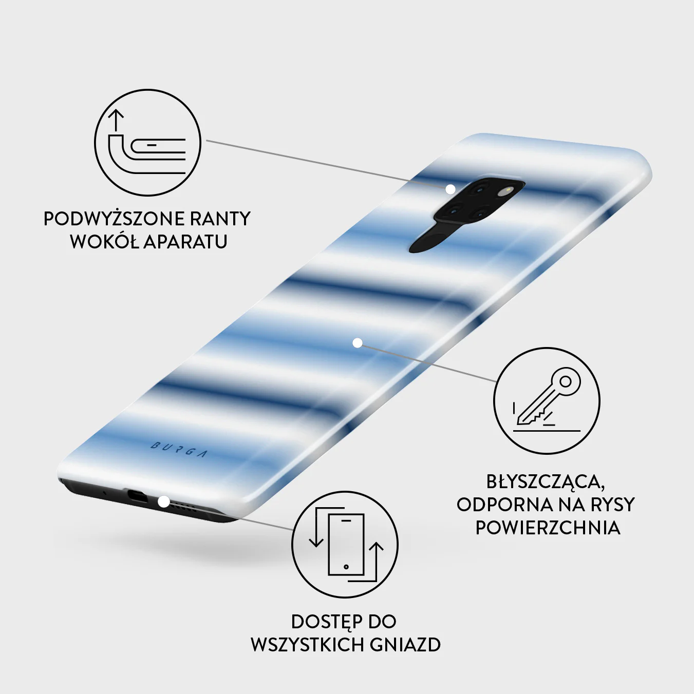 White Noise - Huawei Mate 20 Etui - Image 3
