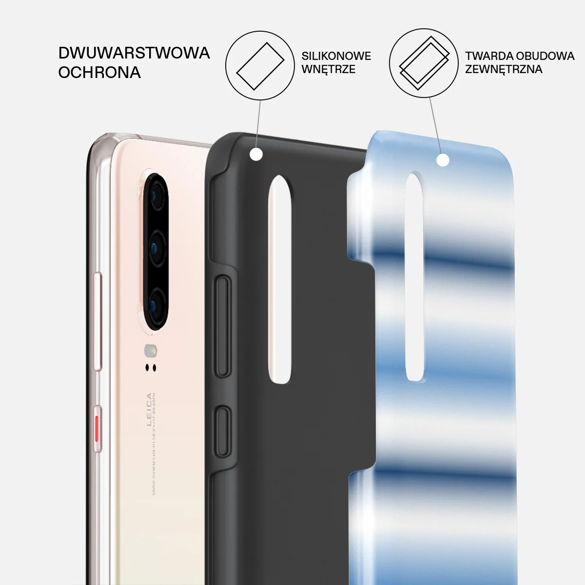 White Noise - Huawei P30 Etui - Image 6