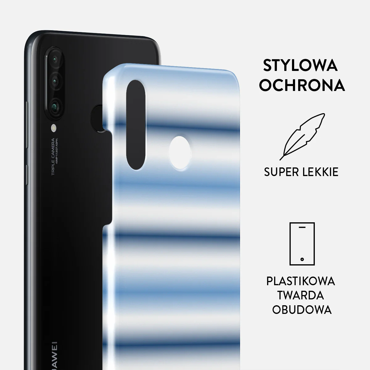 White Noise - Huawei P30 Lite Etui - Image 2