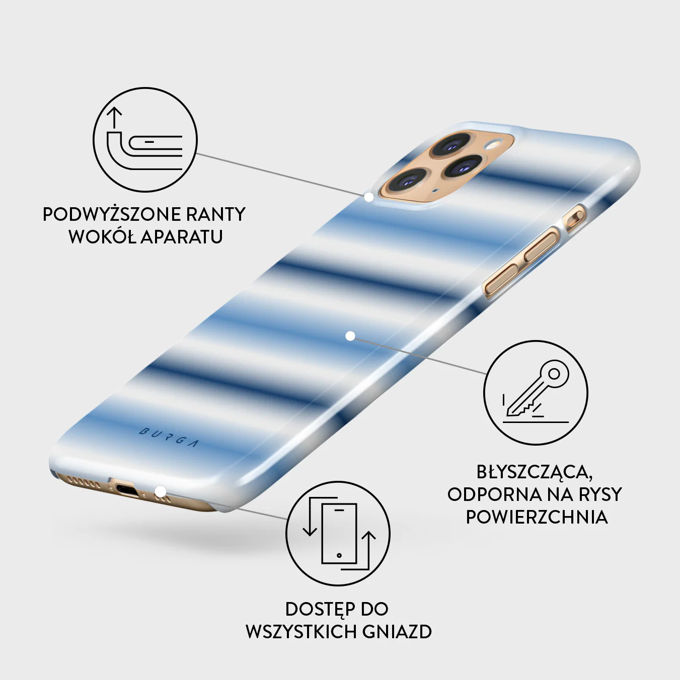 White Noise - iPhone 11 Pro Etui - Image 3