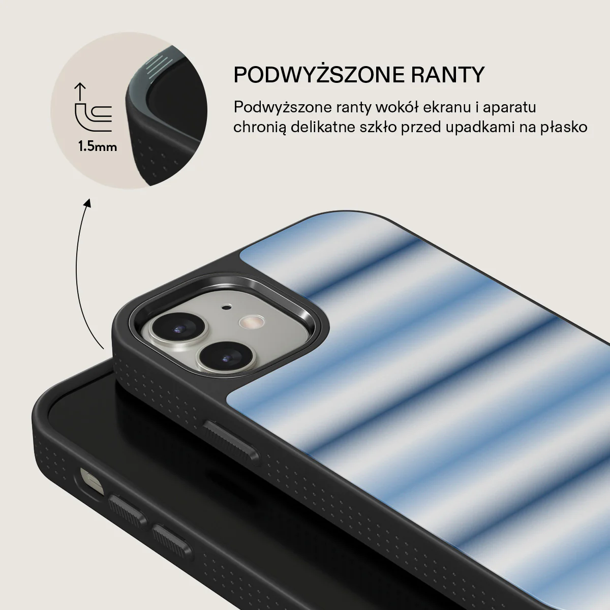 White Noise - iPhone 12 Etui - Image 15