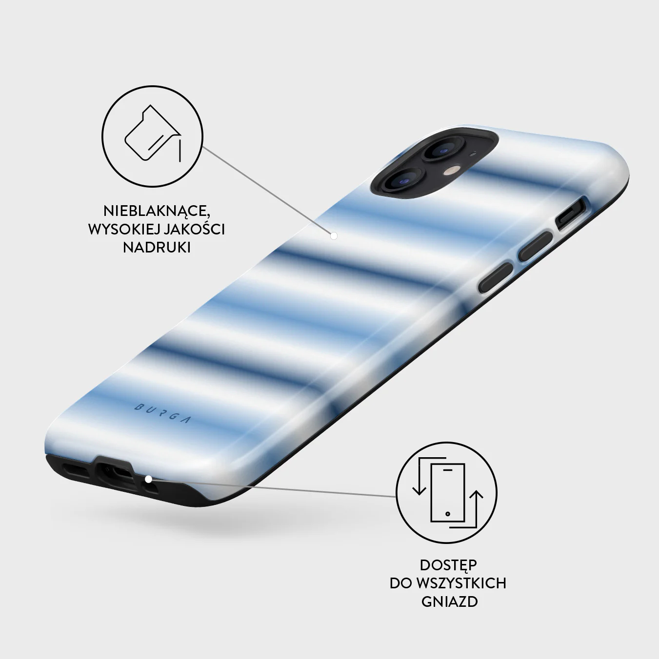 White Noise - iPhone 12 Etui - Image 3