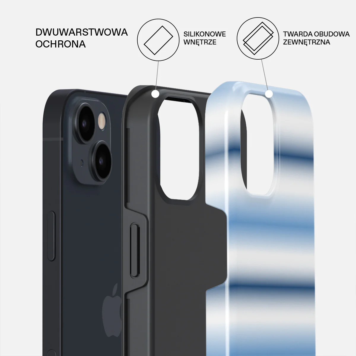 White Noise - iPhone 13 Mini Etui - Image 2