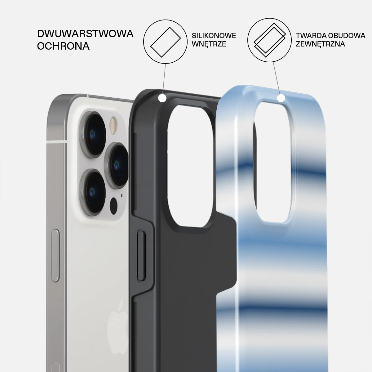 White Noise - iPhone 14 Pro Max Etui - Image 2