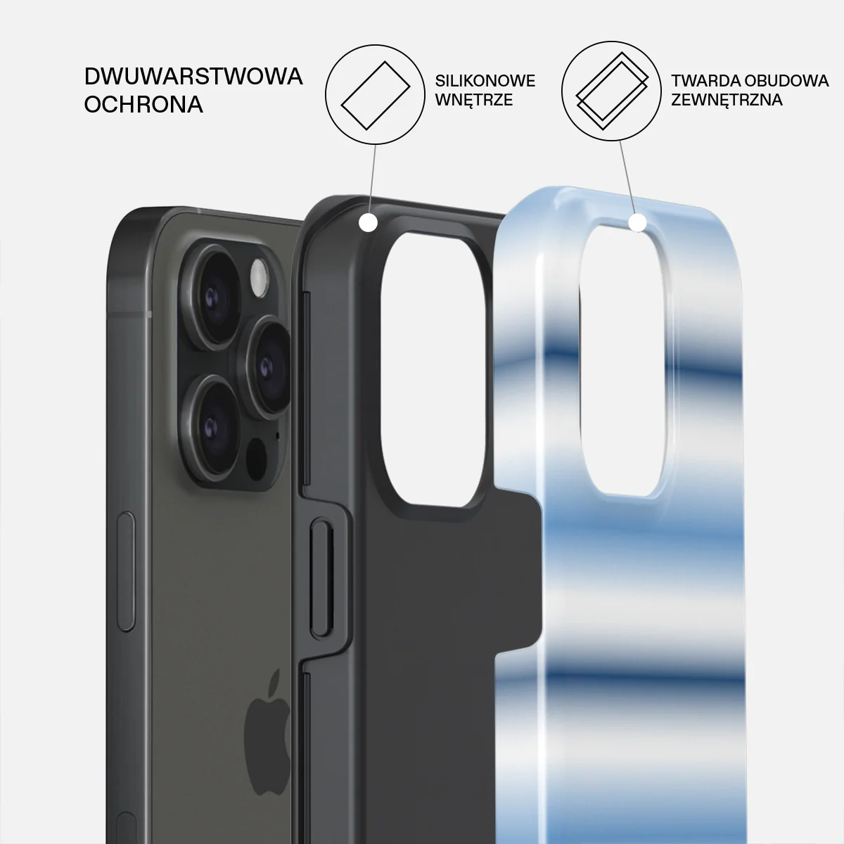 White Noise - iPhone 15 Pro Etui - Image 2