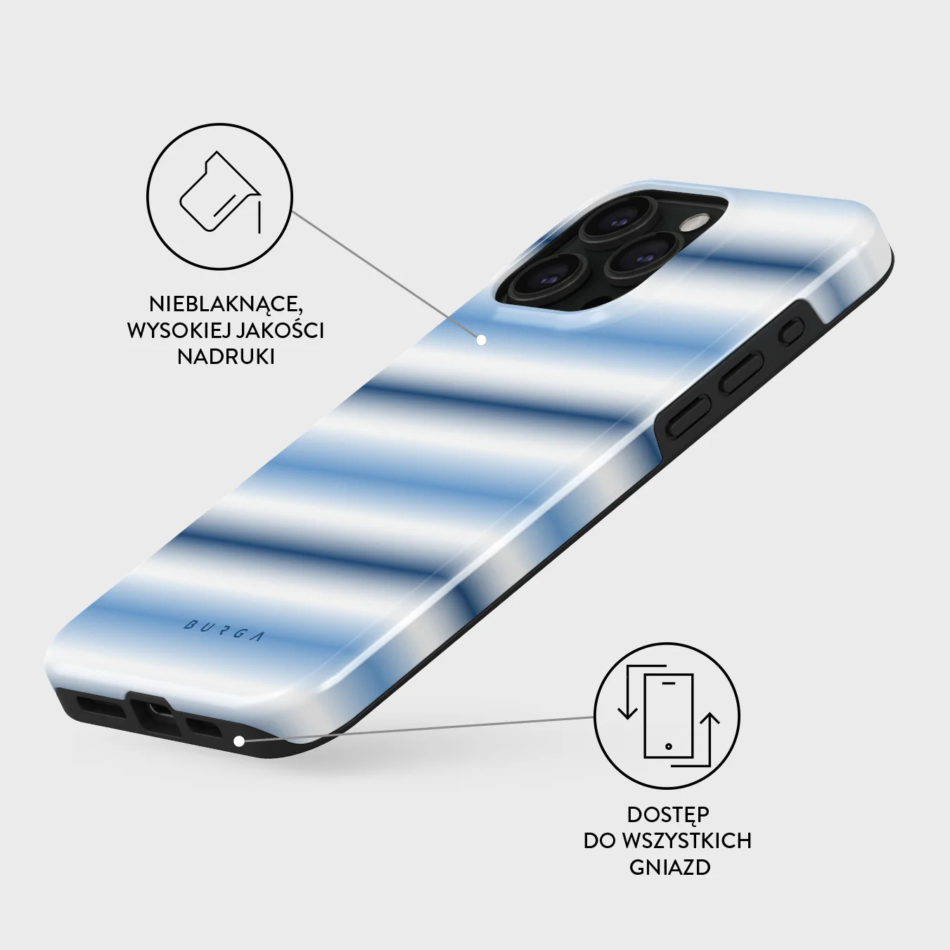 White Noise - iPhone 15 Pro Etui - Image 3