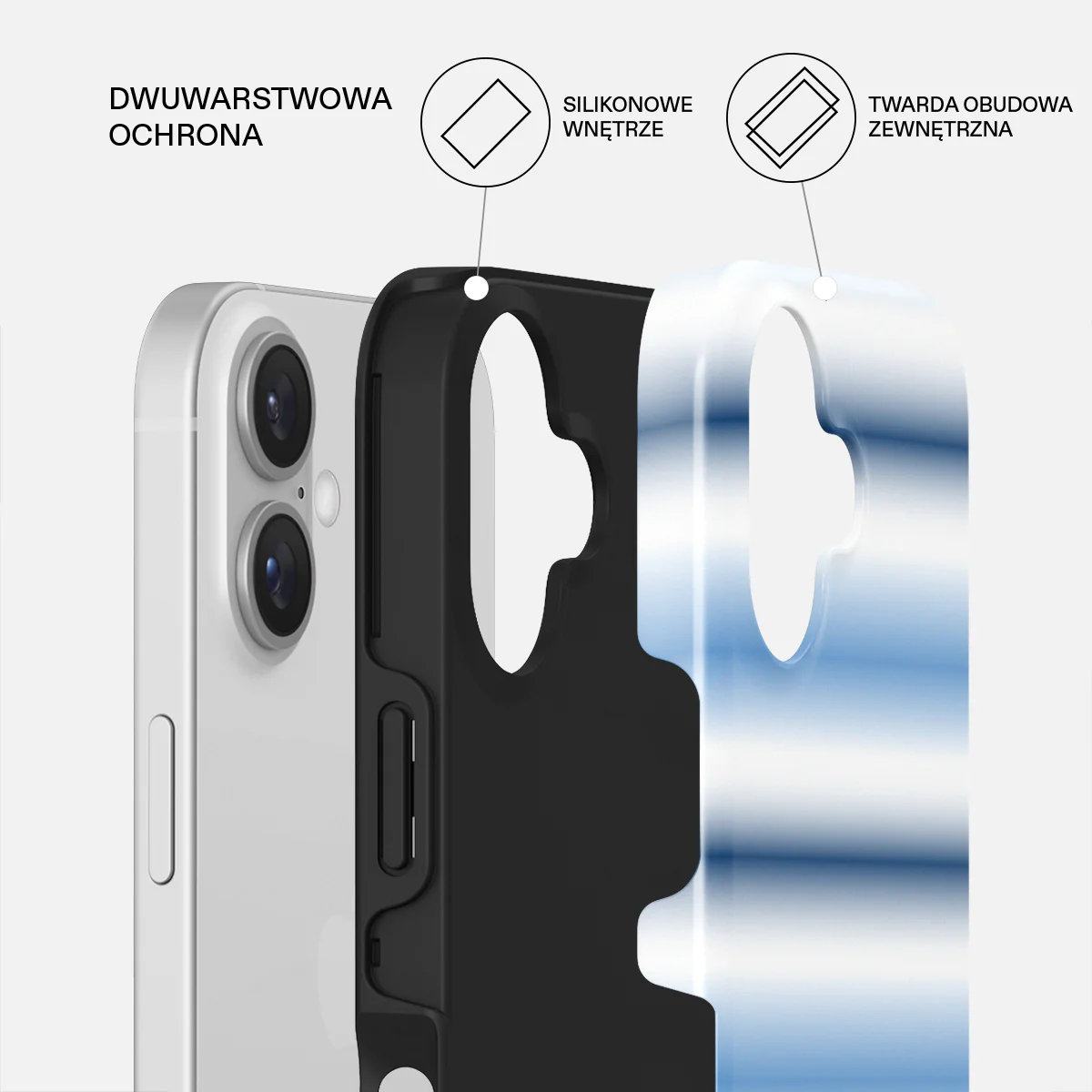 White Noise - iPhone 16 Plus Etui - Image 2