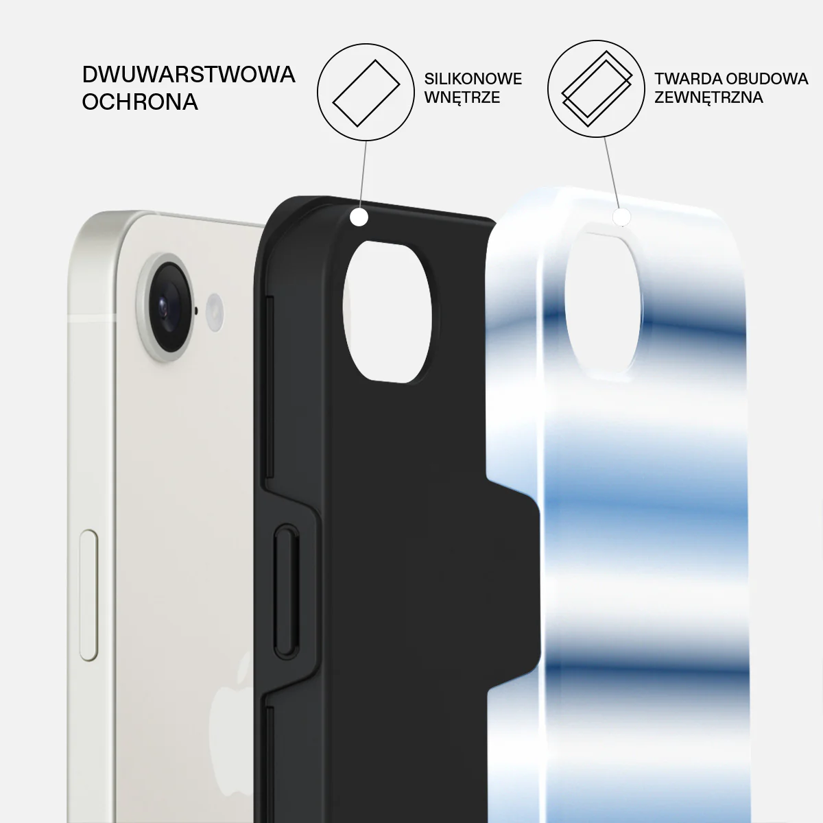 White Noise - iPhone 16e Etui - Image 2