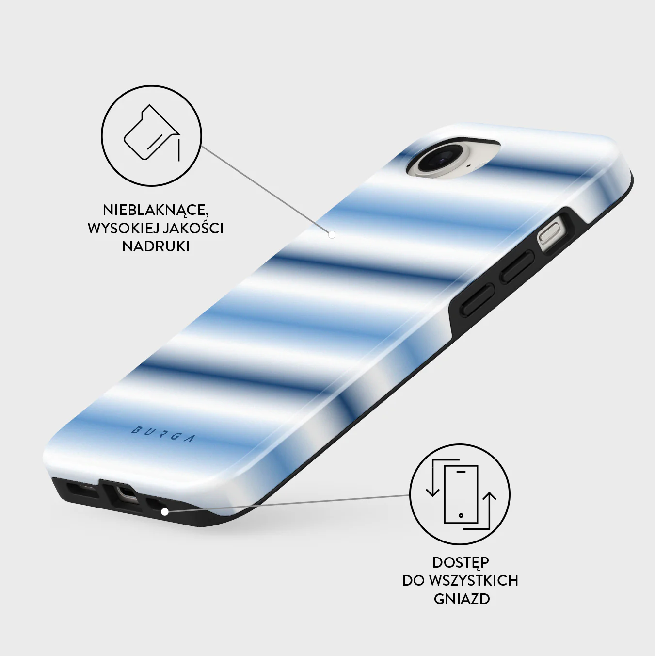 White Noise - iPhone 16e Etui - Image 3