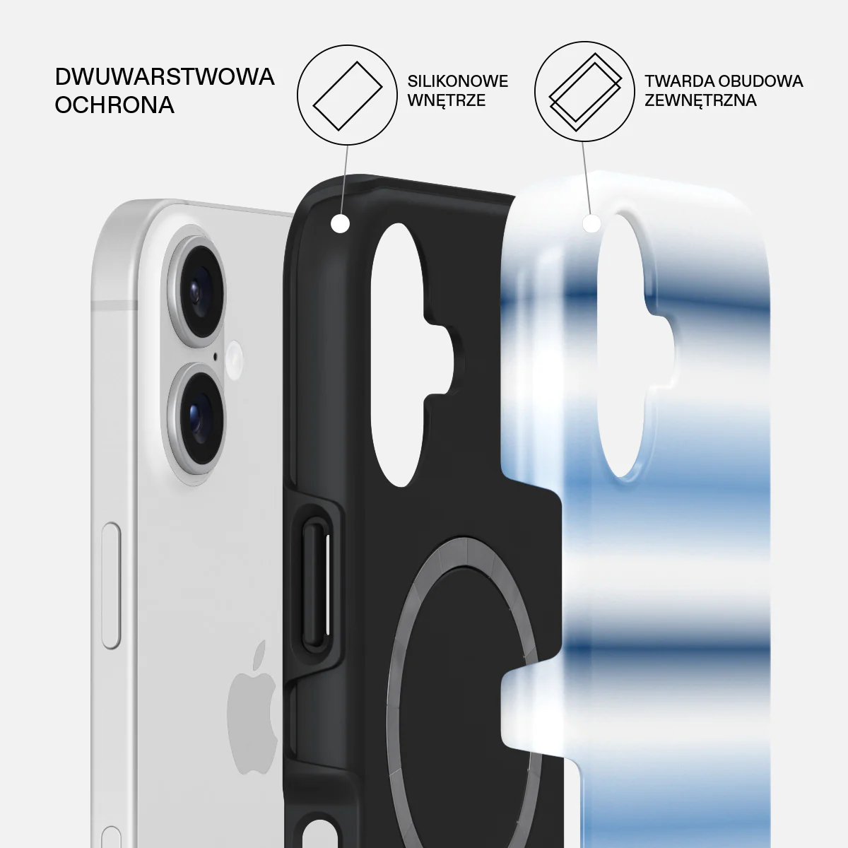 White Noise - iPhone 17 Etui - Image 2
