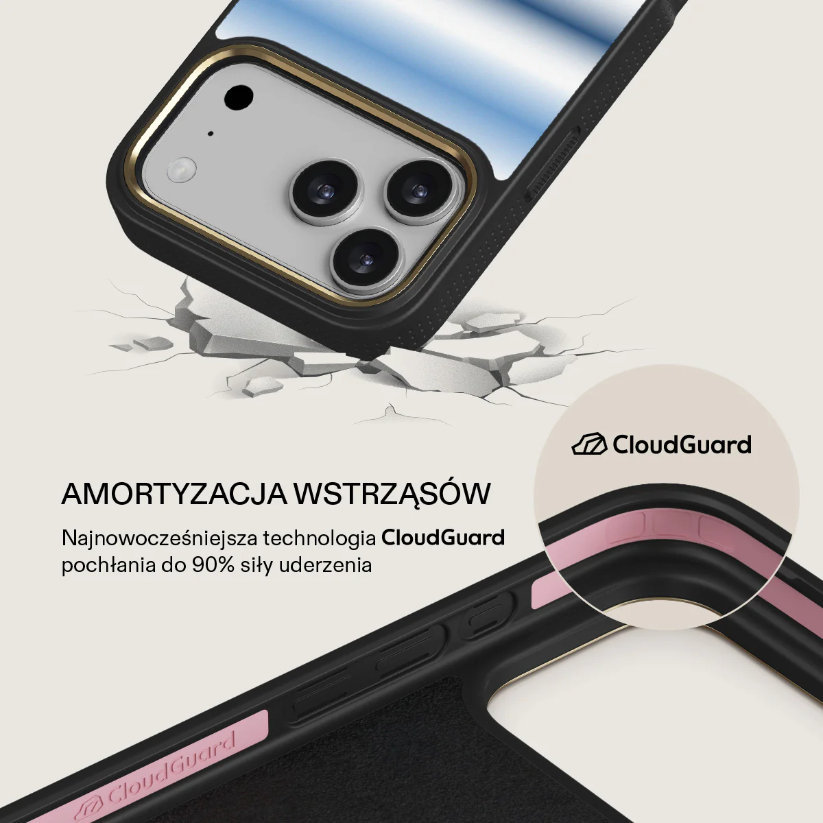 White Noise - iPhone 17 Pro Max Etui - Image 7