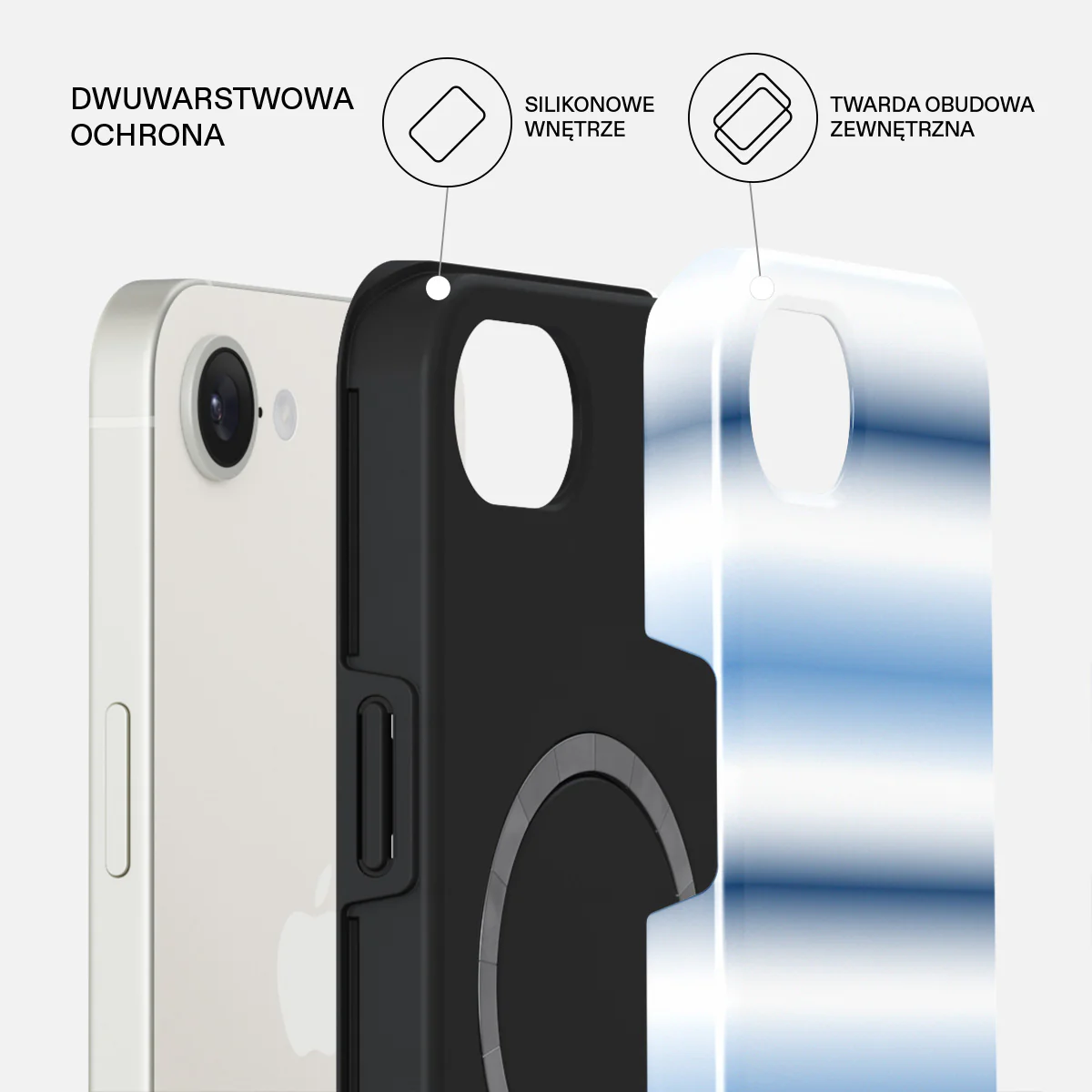 White Noise - iPhone 17e Etui - Image 2