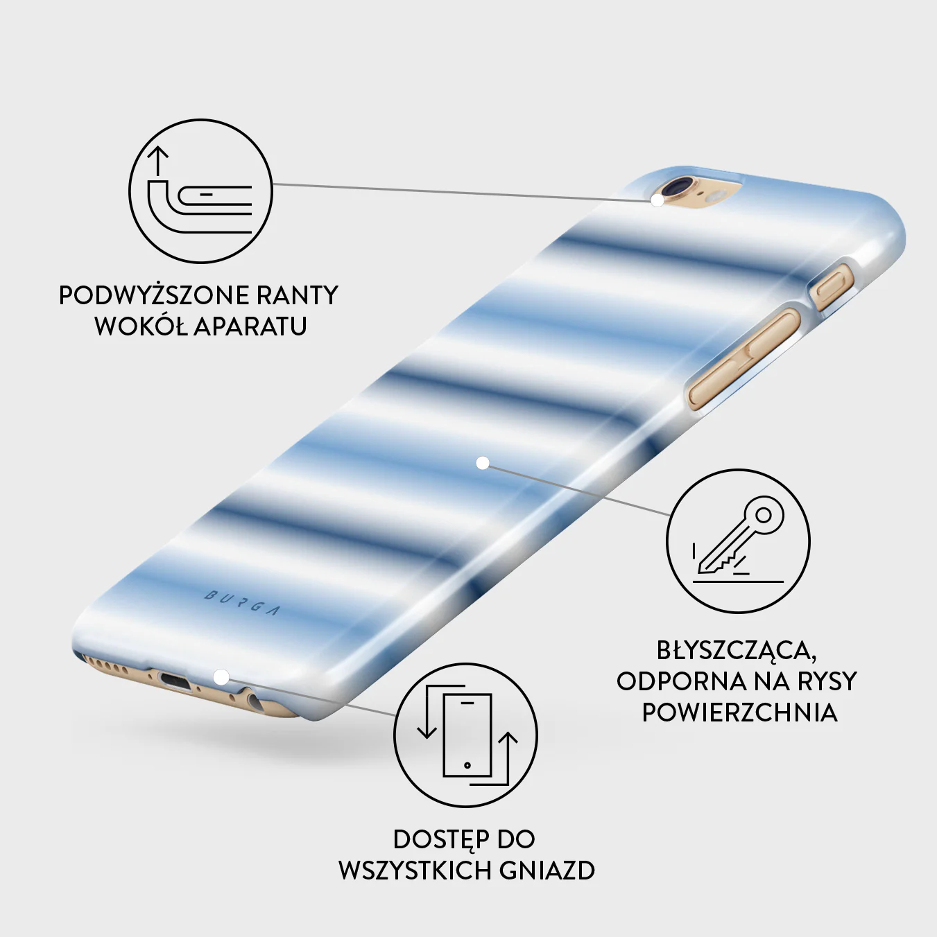 White Noise - iPhone 6 / 6S Etui - Image 3