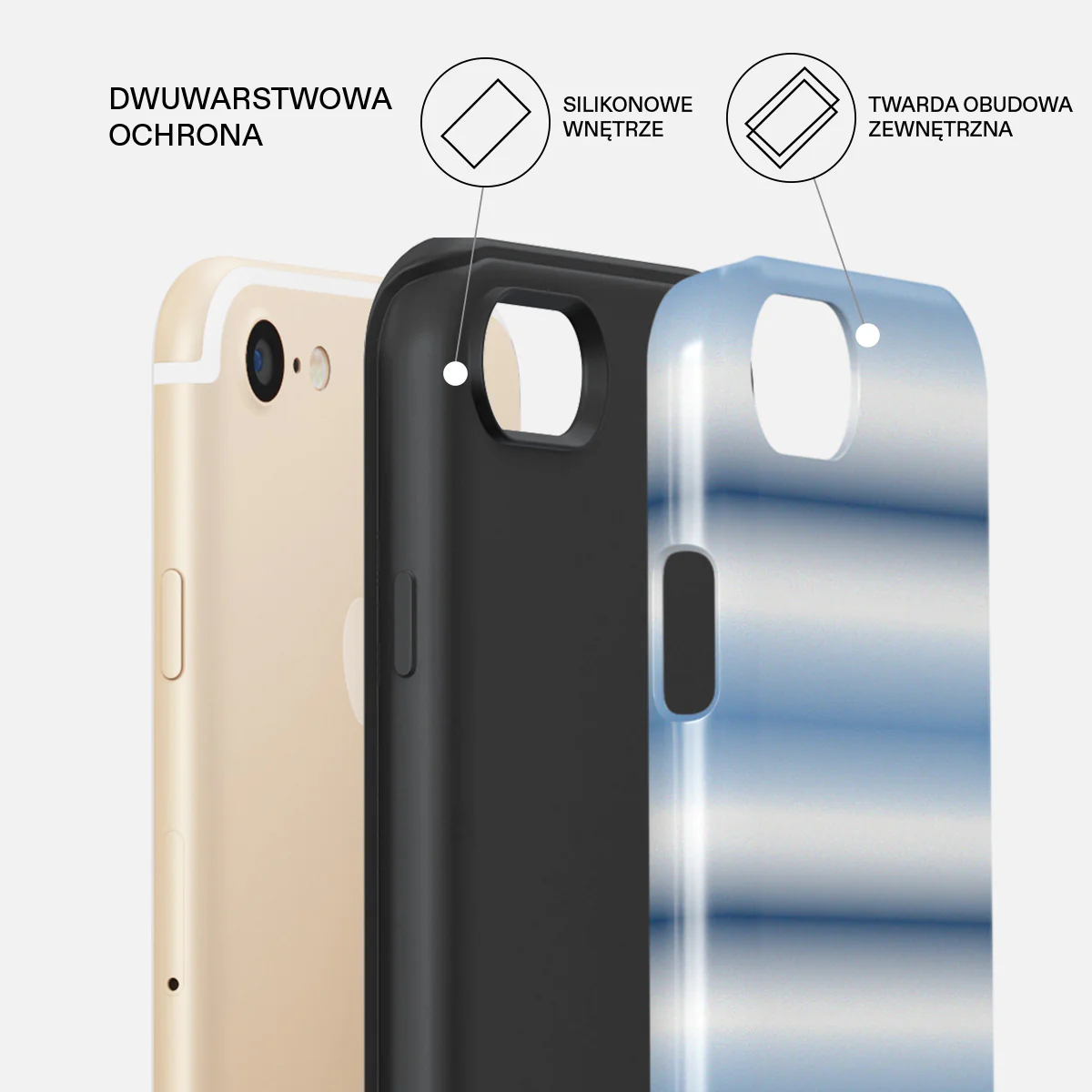 White Noise - iPhone 7 / iPhone 8 Etui - Image 6