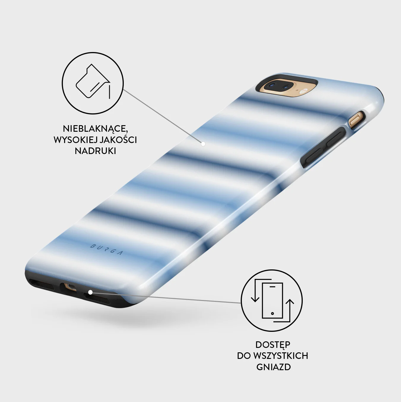 White Noise - iPhone 7 Plus / 8 Plus Etui - Image 7