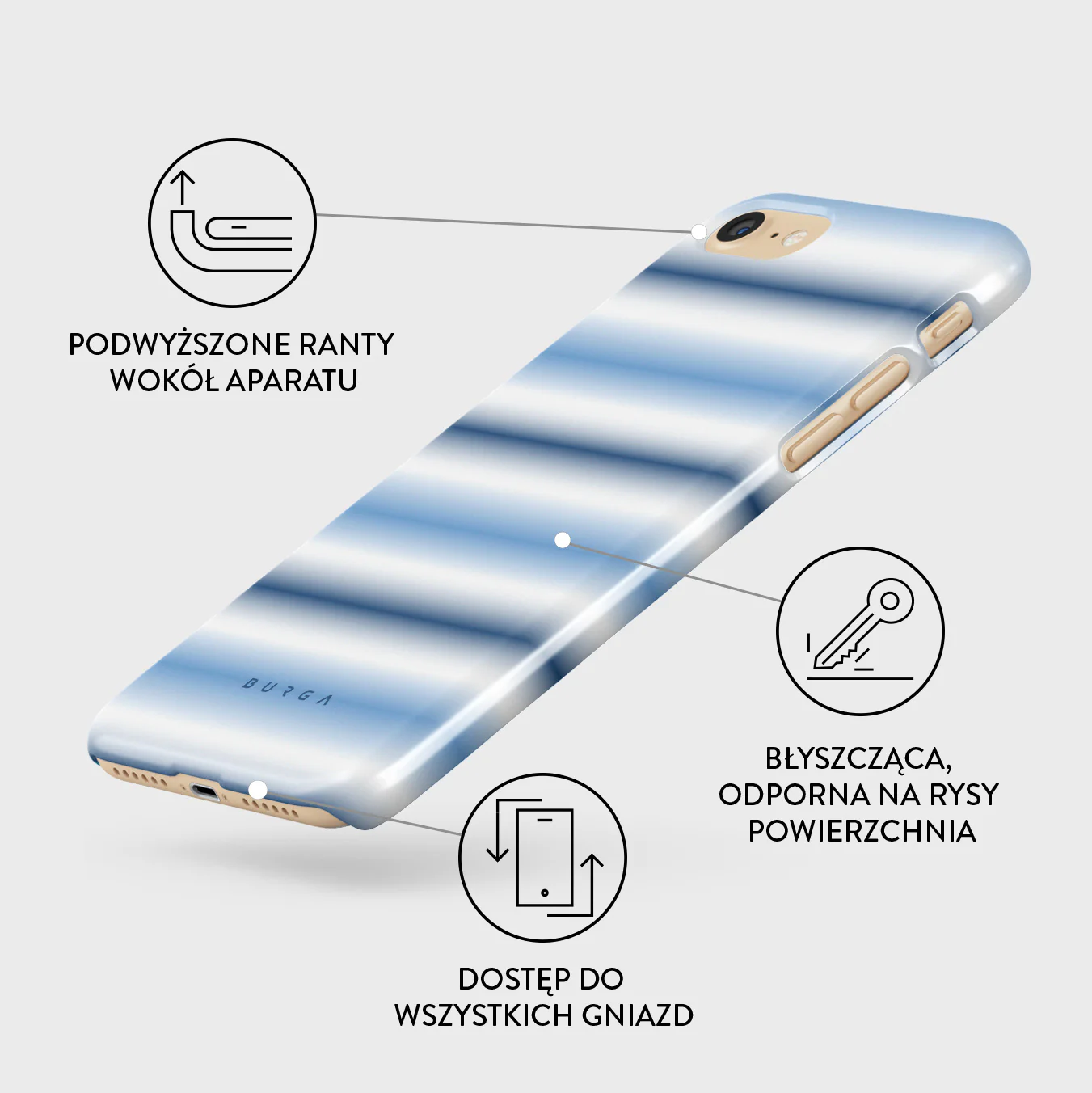White Noise - iPhone SE (2022) Etui - Image 3