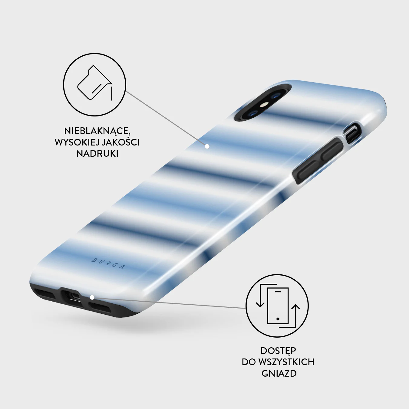 White Noise - iPhone X / XS Etui - Image 7