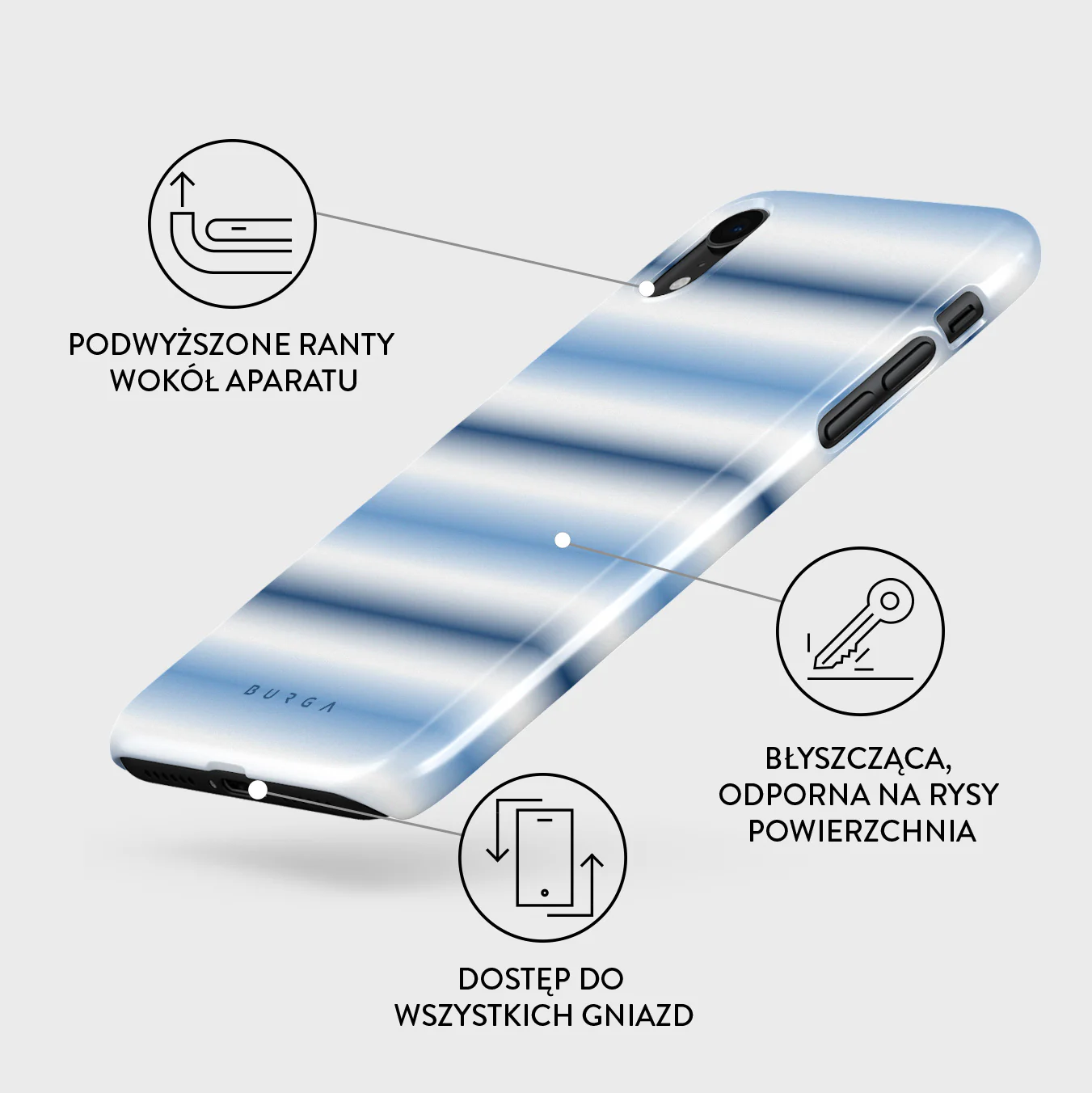 White Noise - iPhone XR Etui - Image 3