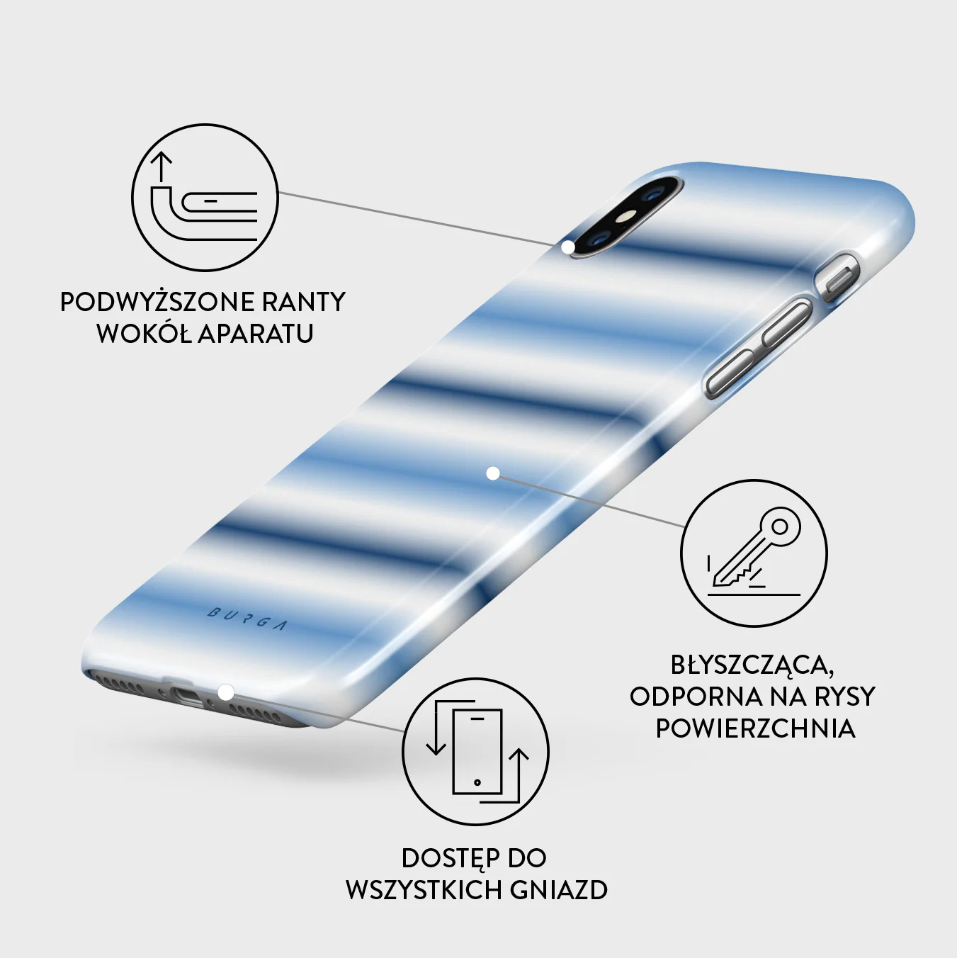 White Noise - iPhone XS Max Etui - Image 3