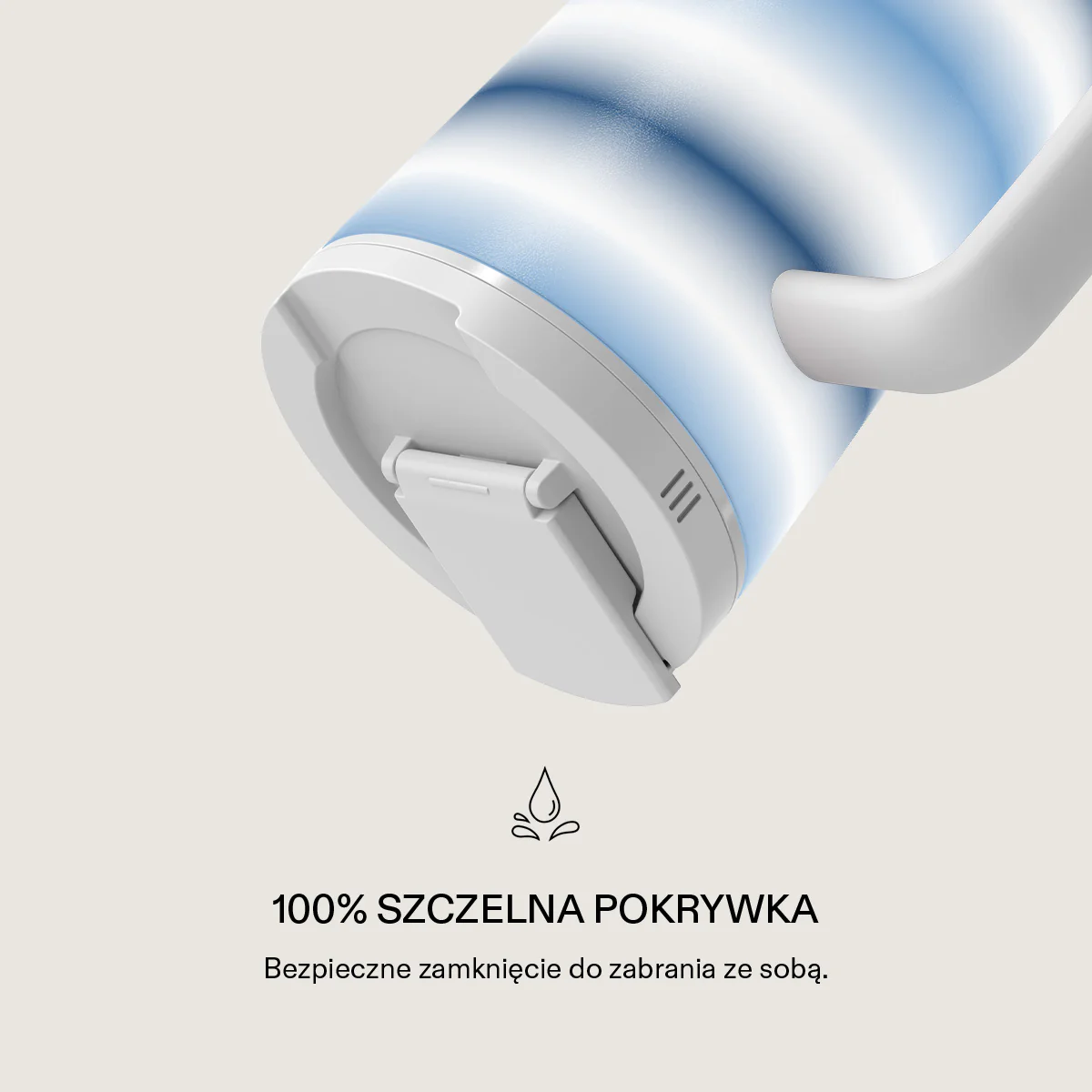 White Noise - Kubek podróżny EasyGrip - Image 3