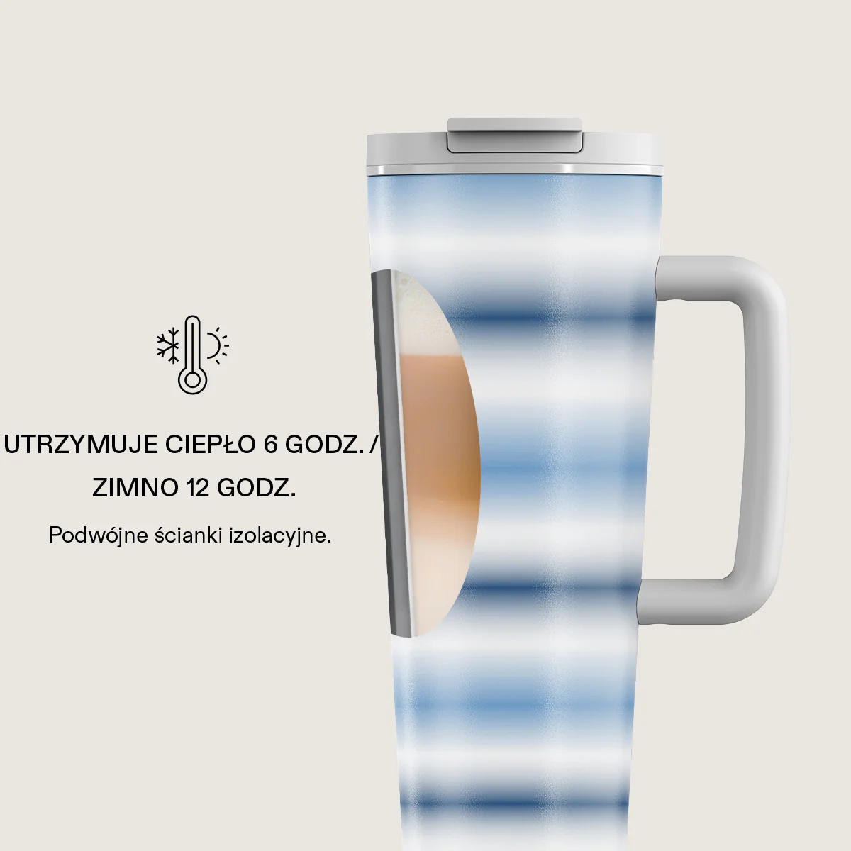 White Noise - Kubek podróżny EasyGrip - Image 4
