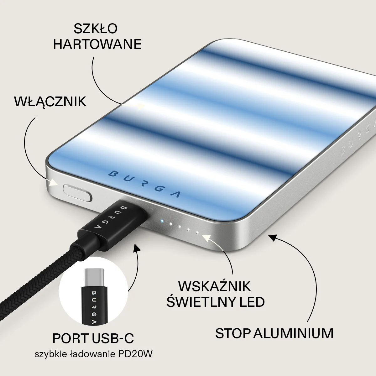 White Noise - Magnetyczny power bank - Image 15