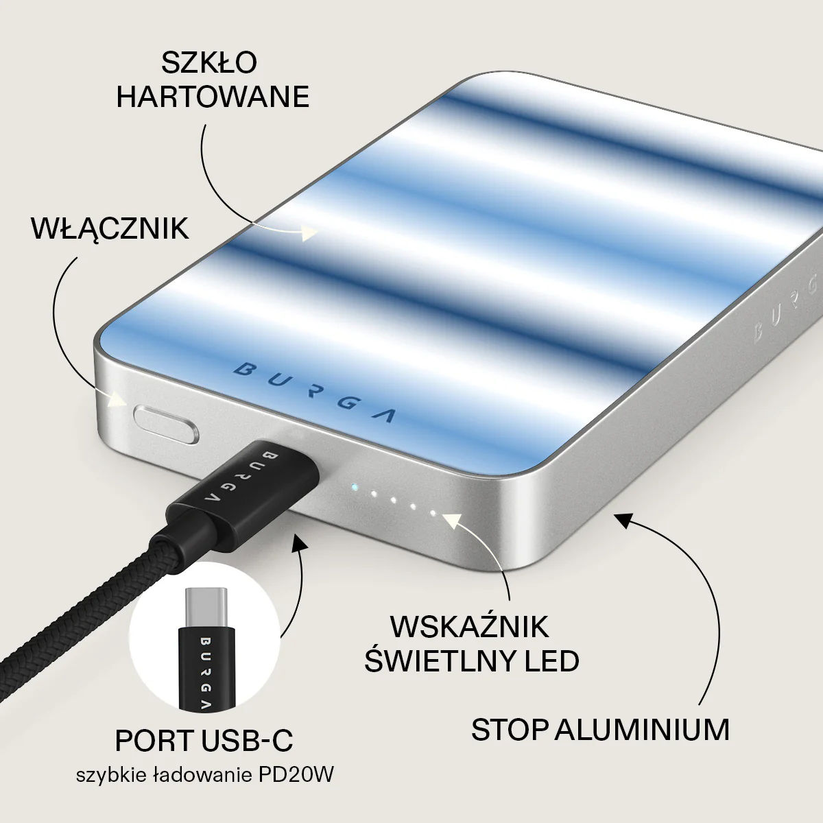 White Noise - Magnetyczny power bank - Image 30