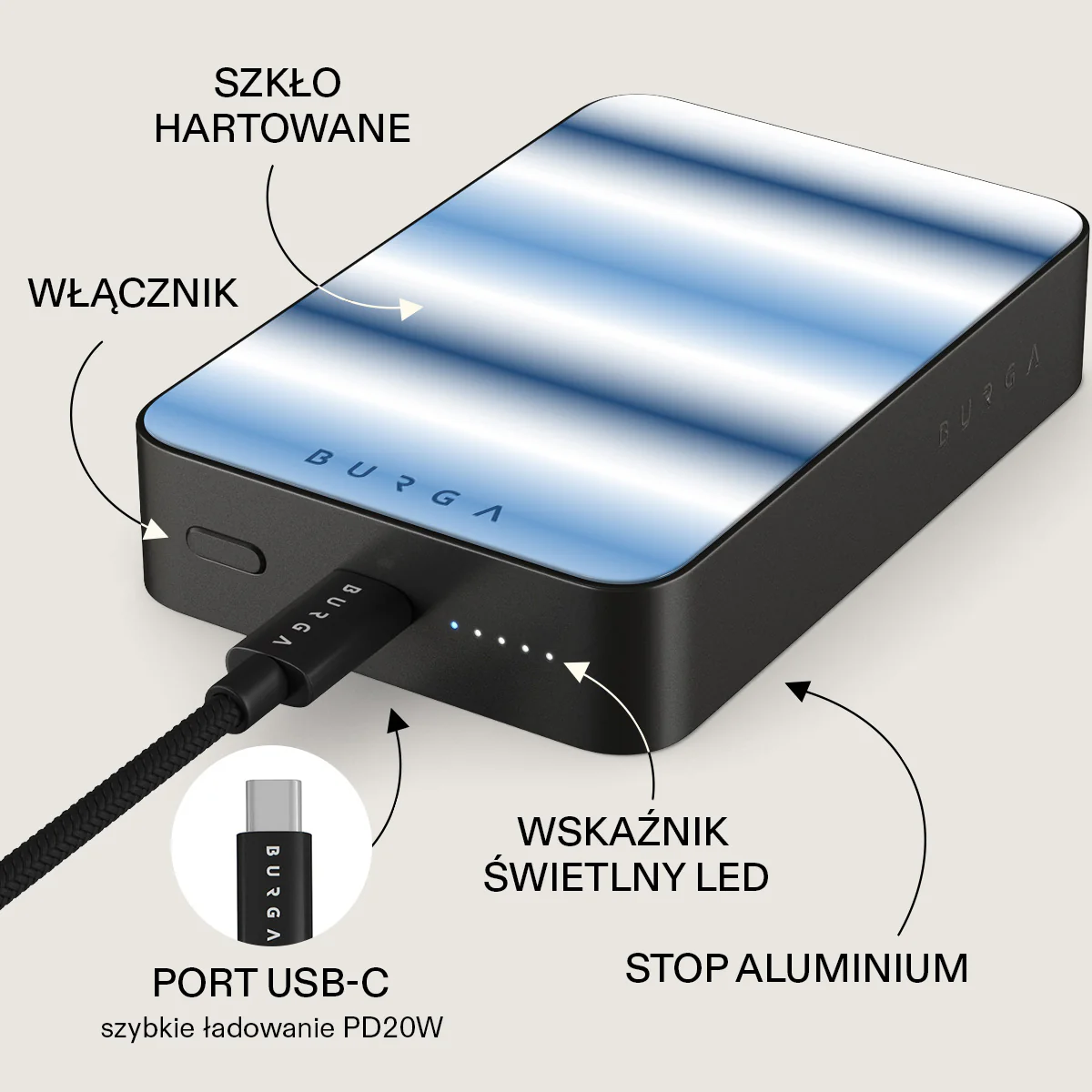 White Noise - Magnetyczny power bank - Image 35