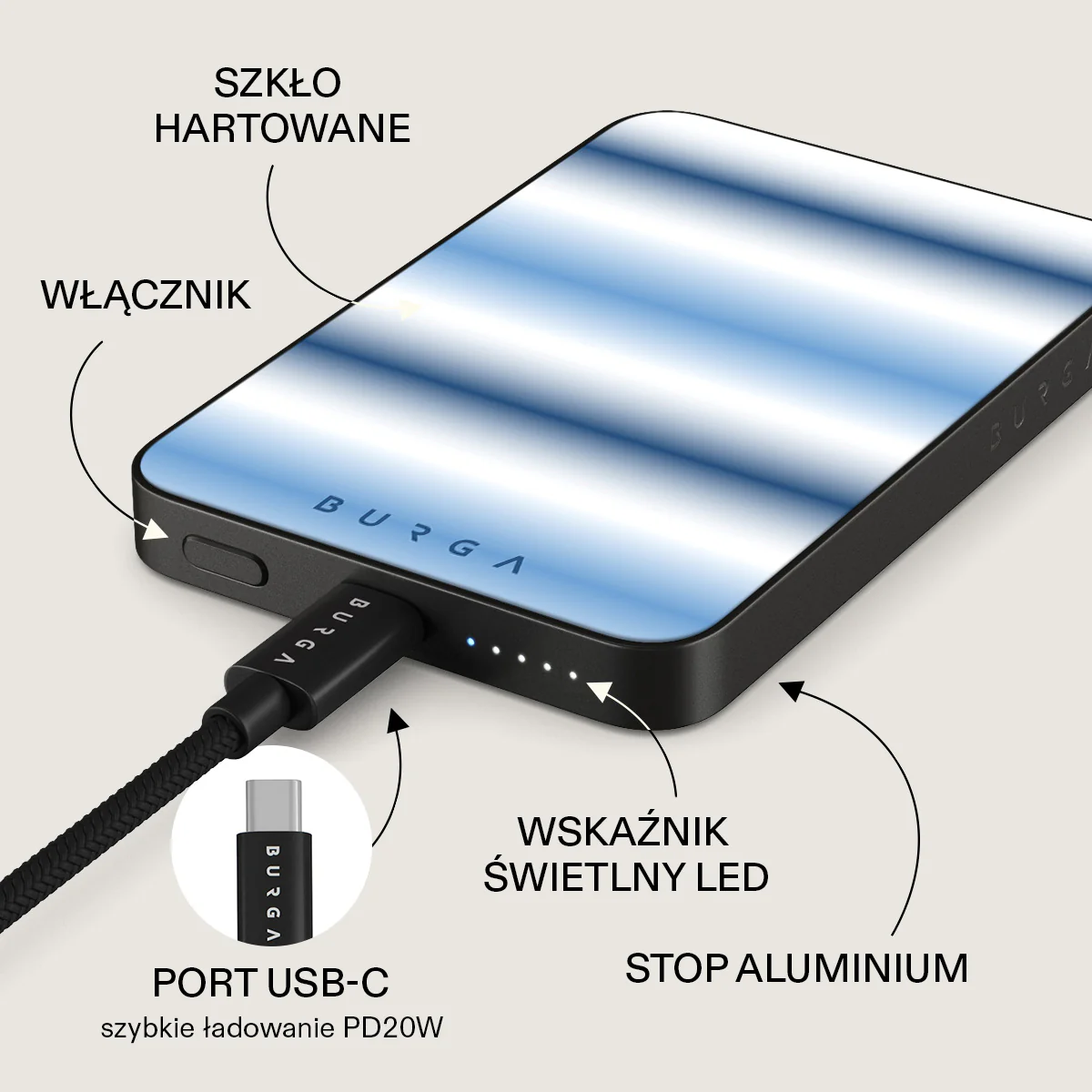 White Noise - Magnetyczny power bank - Image 5