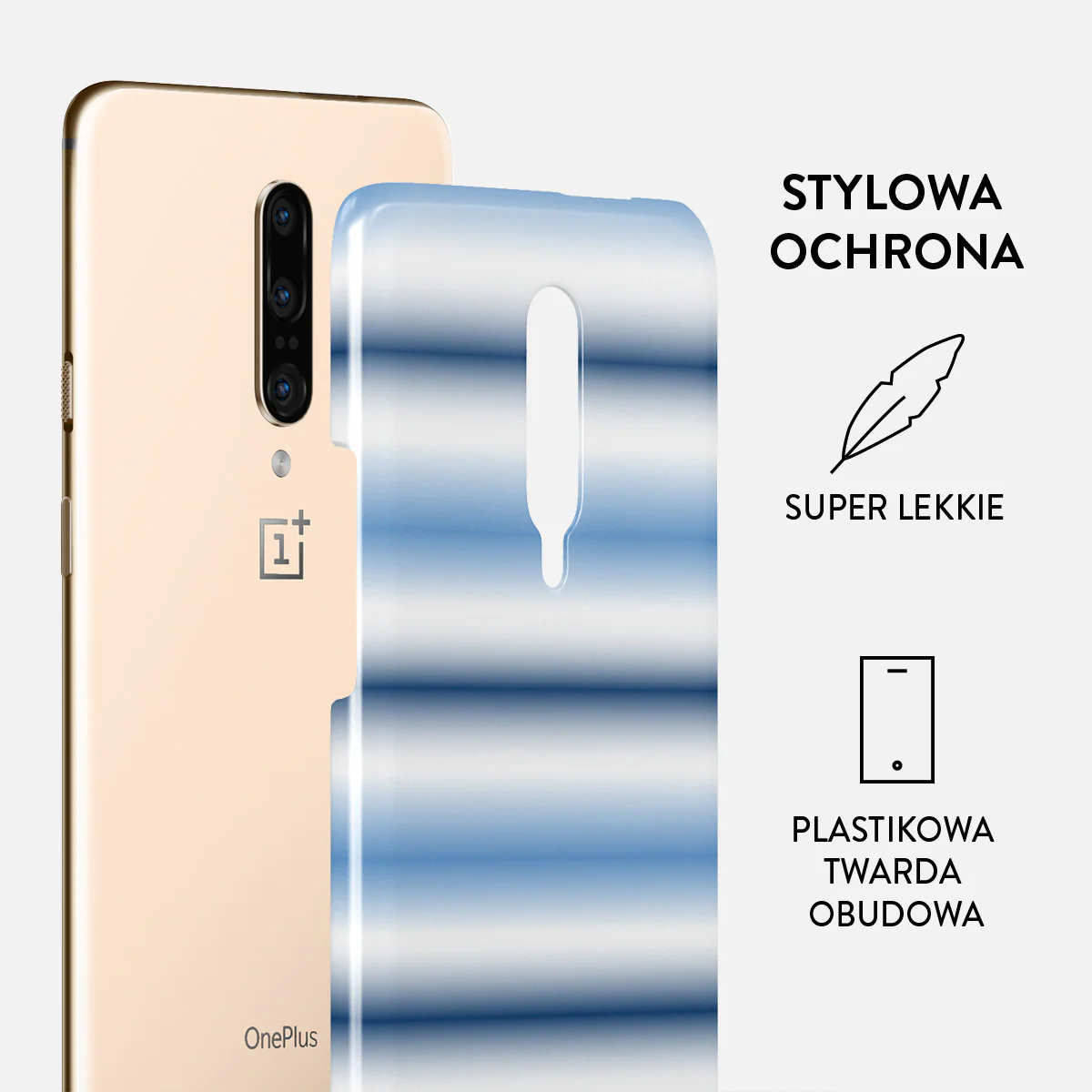 White Noise - OnePlus 7 Pro / 7T Pro Etui - Image 2