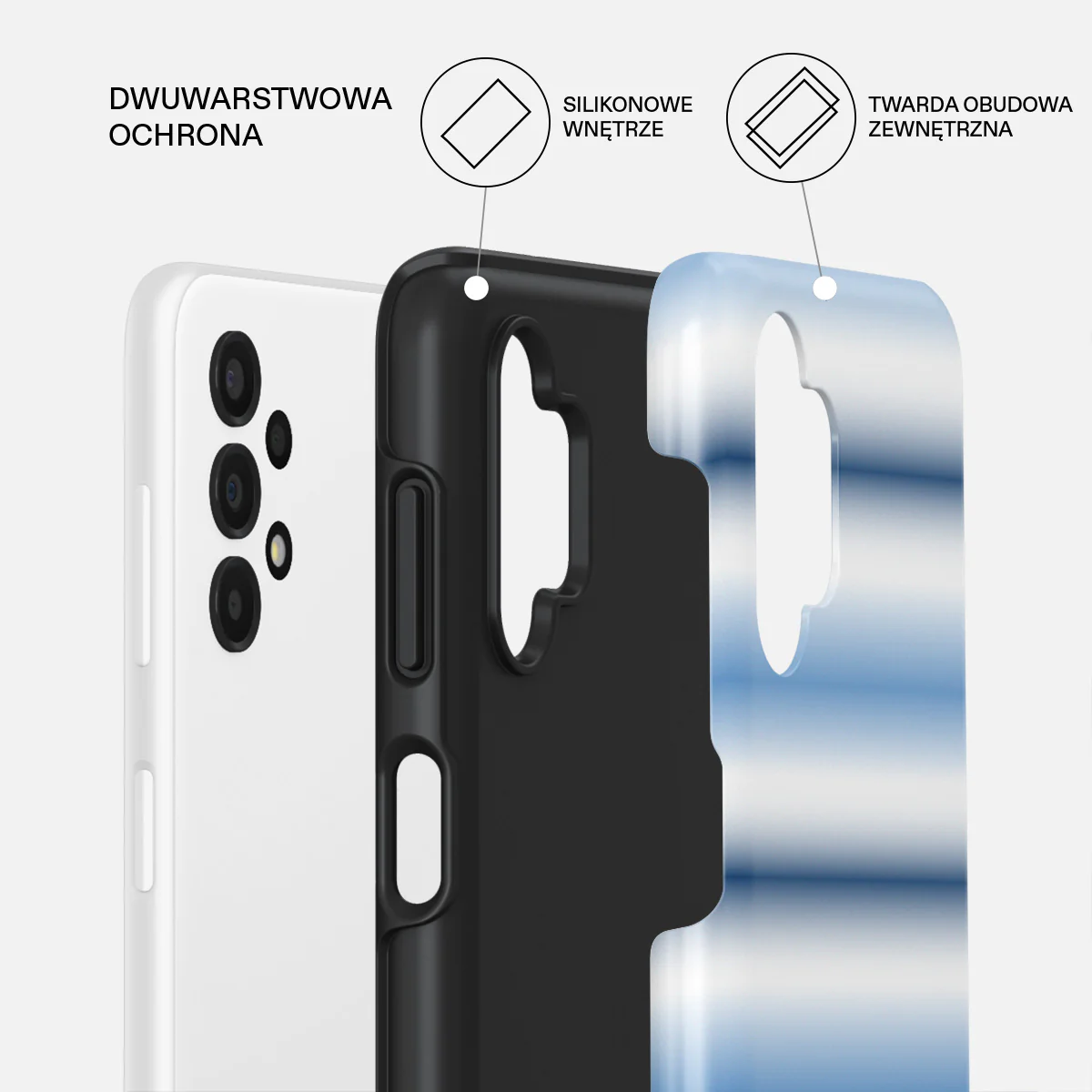 White Noise - Samsung Galaxy A13 4G Etui - Image 2