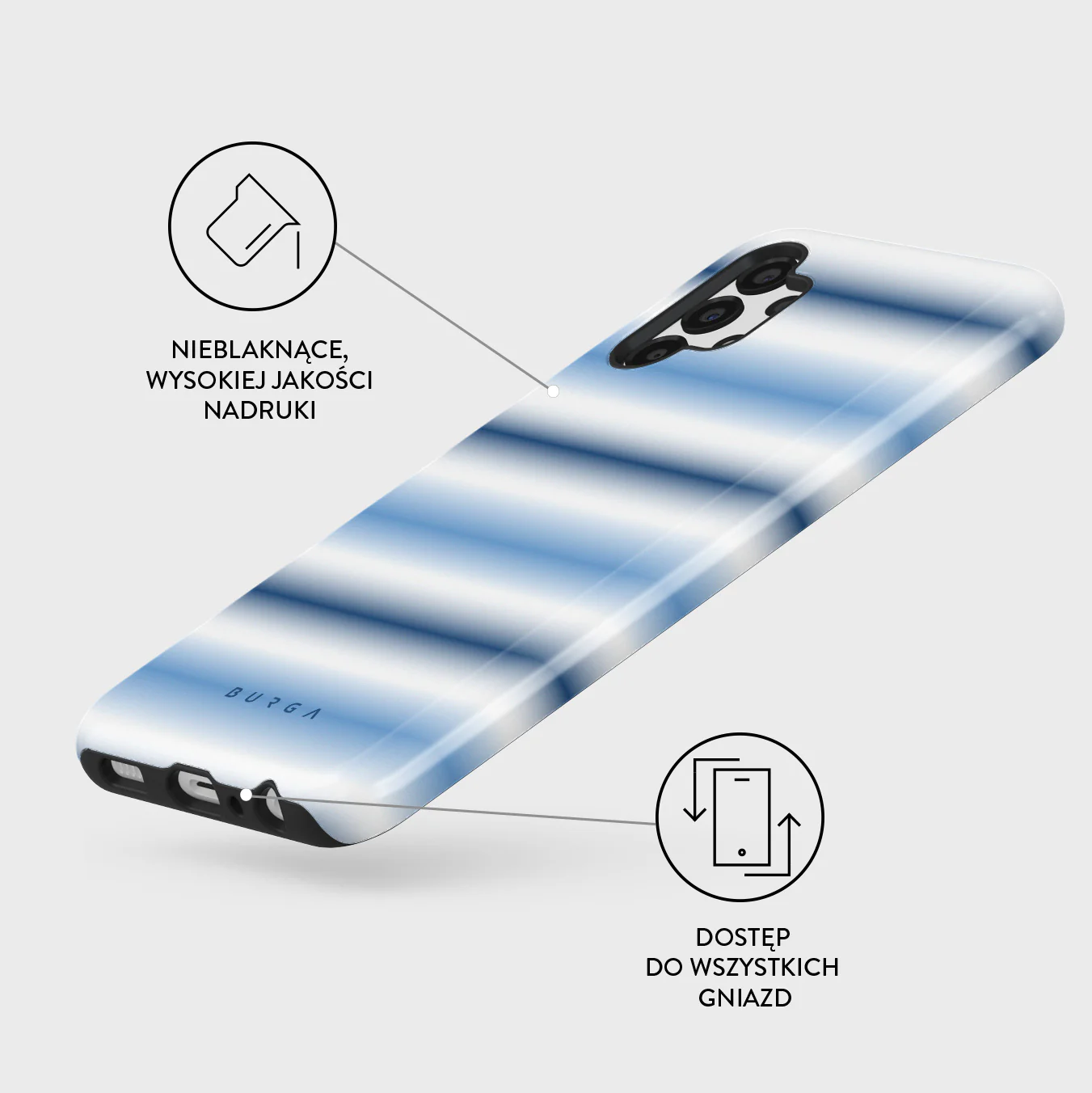 White Noise - Samsung Galaxy A13 4G Etui - Image 3