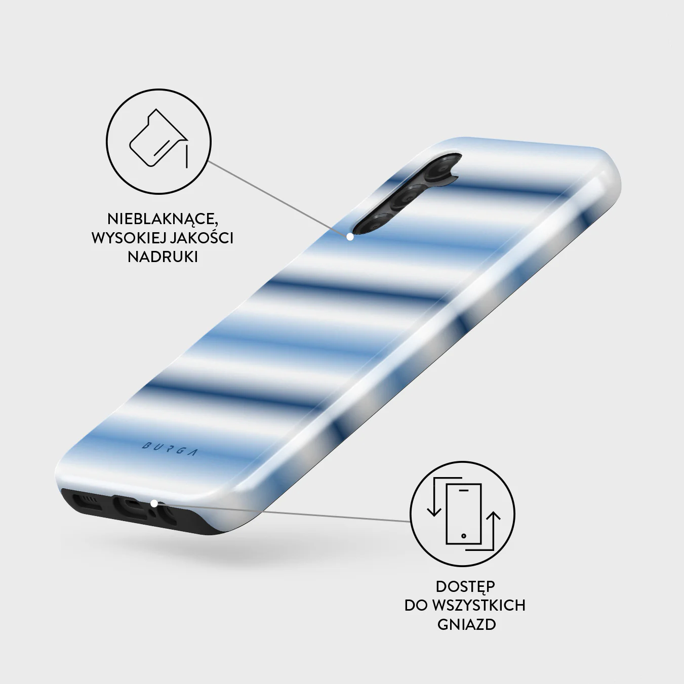 White Noise - Samsung Galaxy A14 5G Etui - Image 3