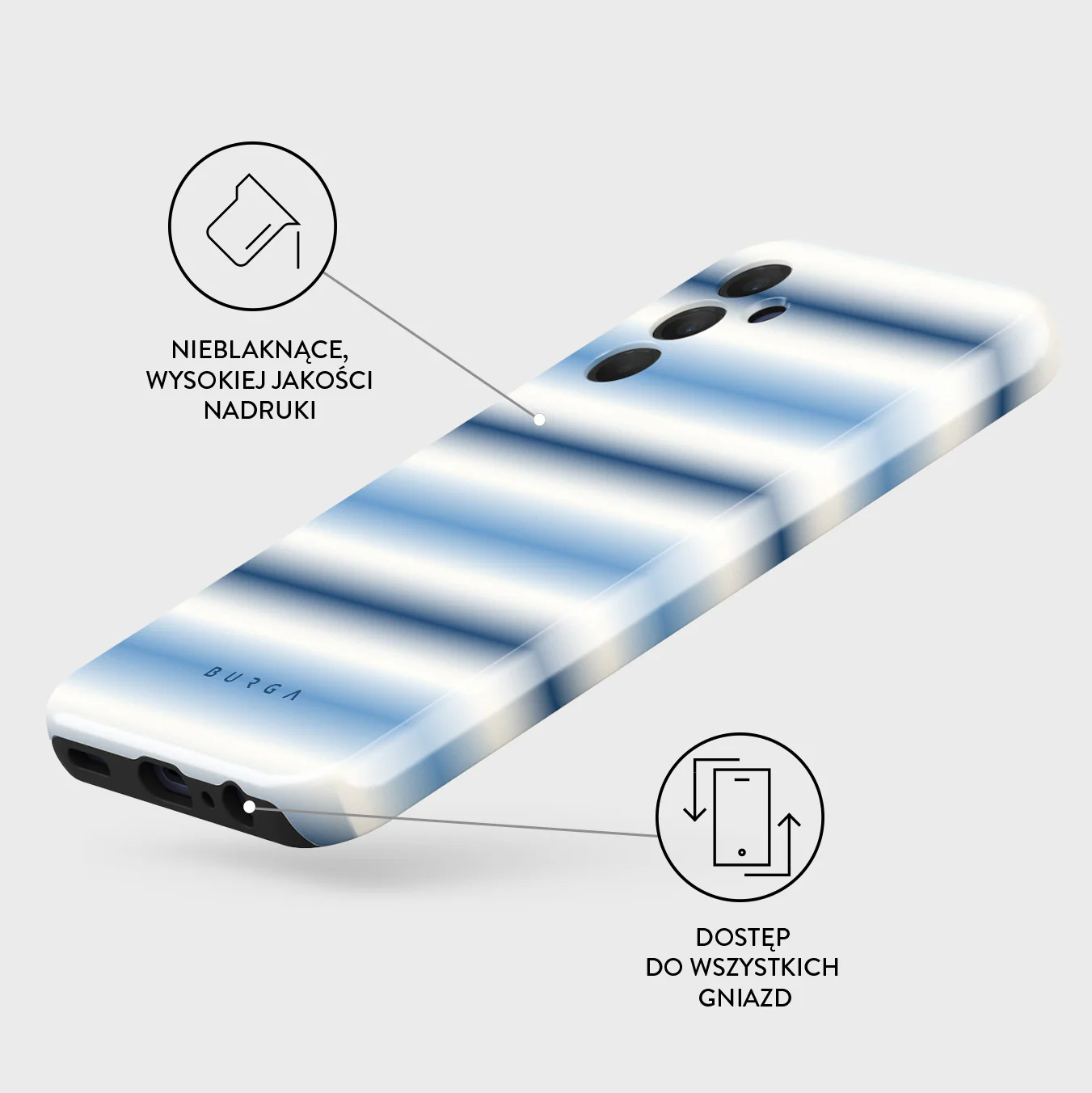 White Noise - Samsung Galaxy A15 4G / 5G Etui - Image 3