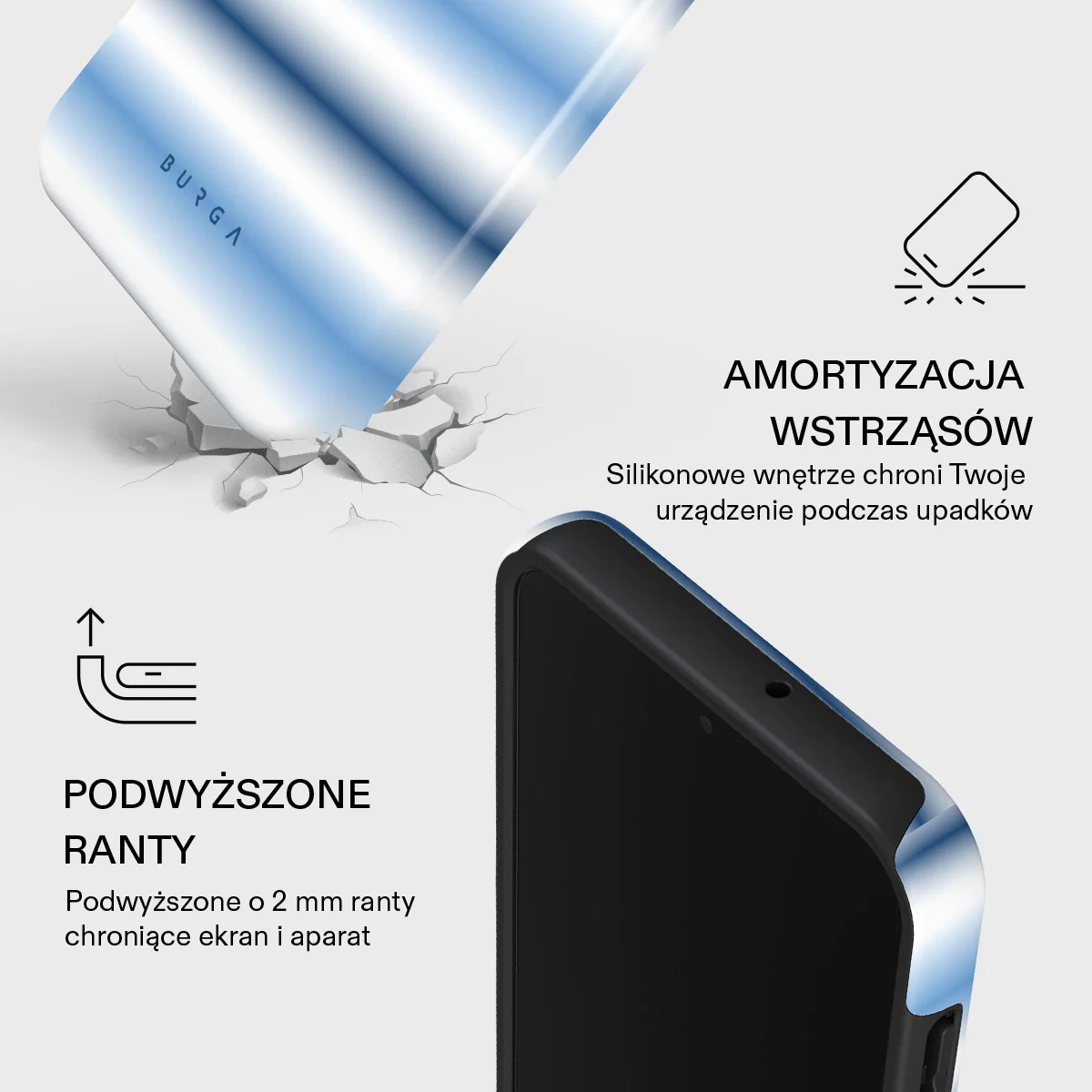 White Noise - Samsung Galaxy A15 4G / 5G Etui - Image 4