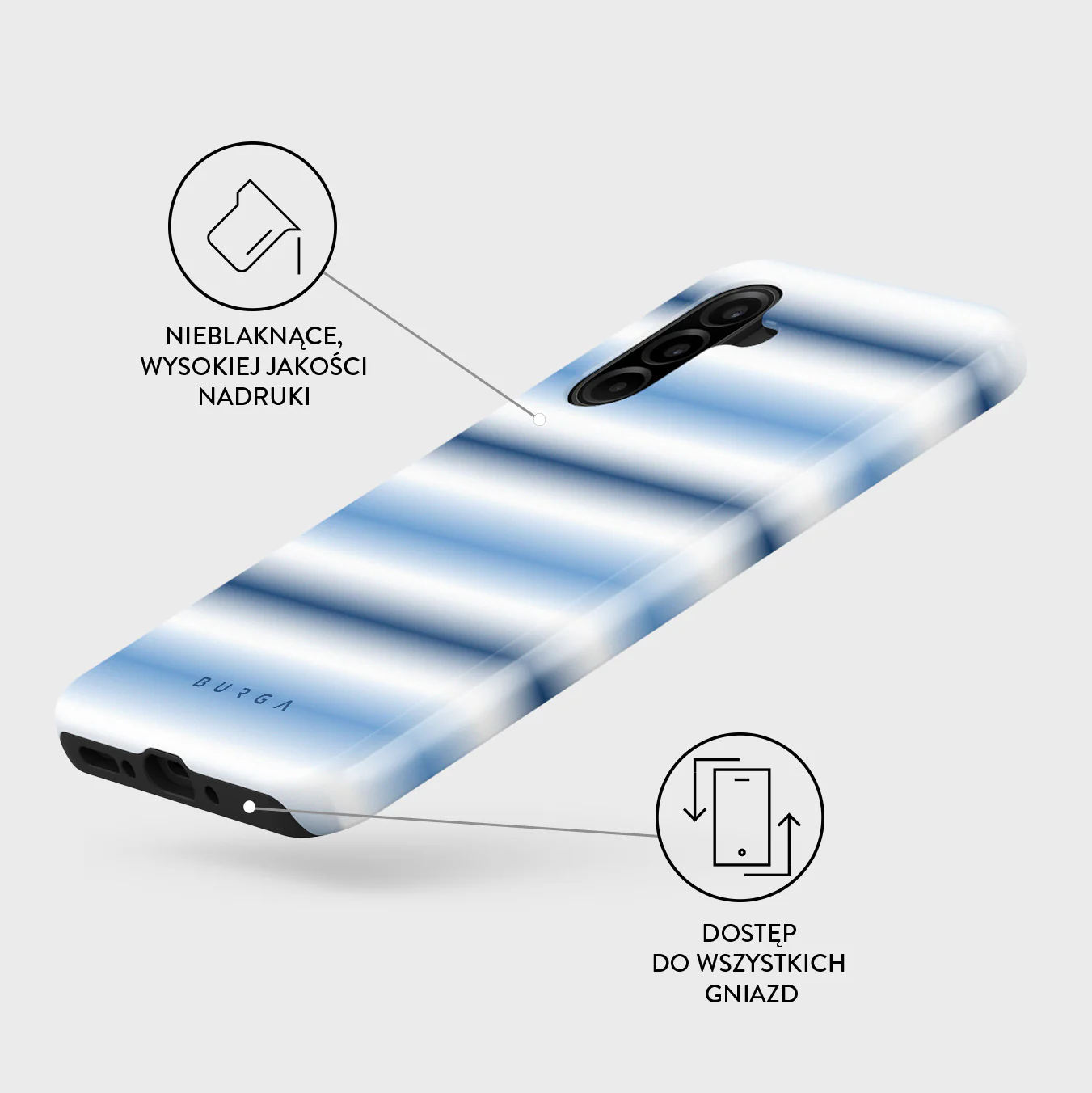 White Noise - Samsung Galaxy A26 5G Etui - Image 3