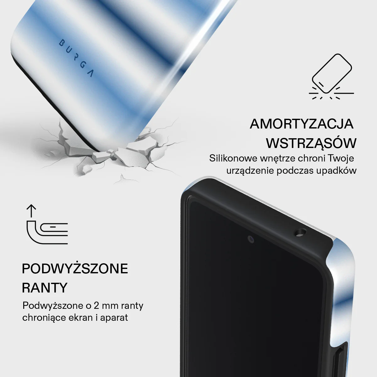 White Noise - Samsung Galaxy A33 Etui - Image 4