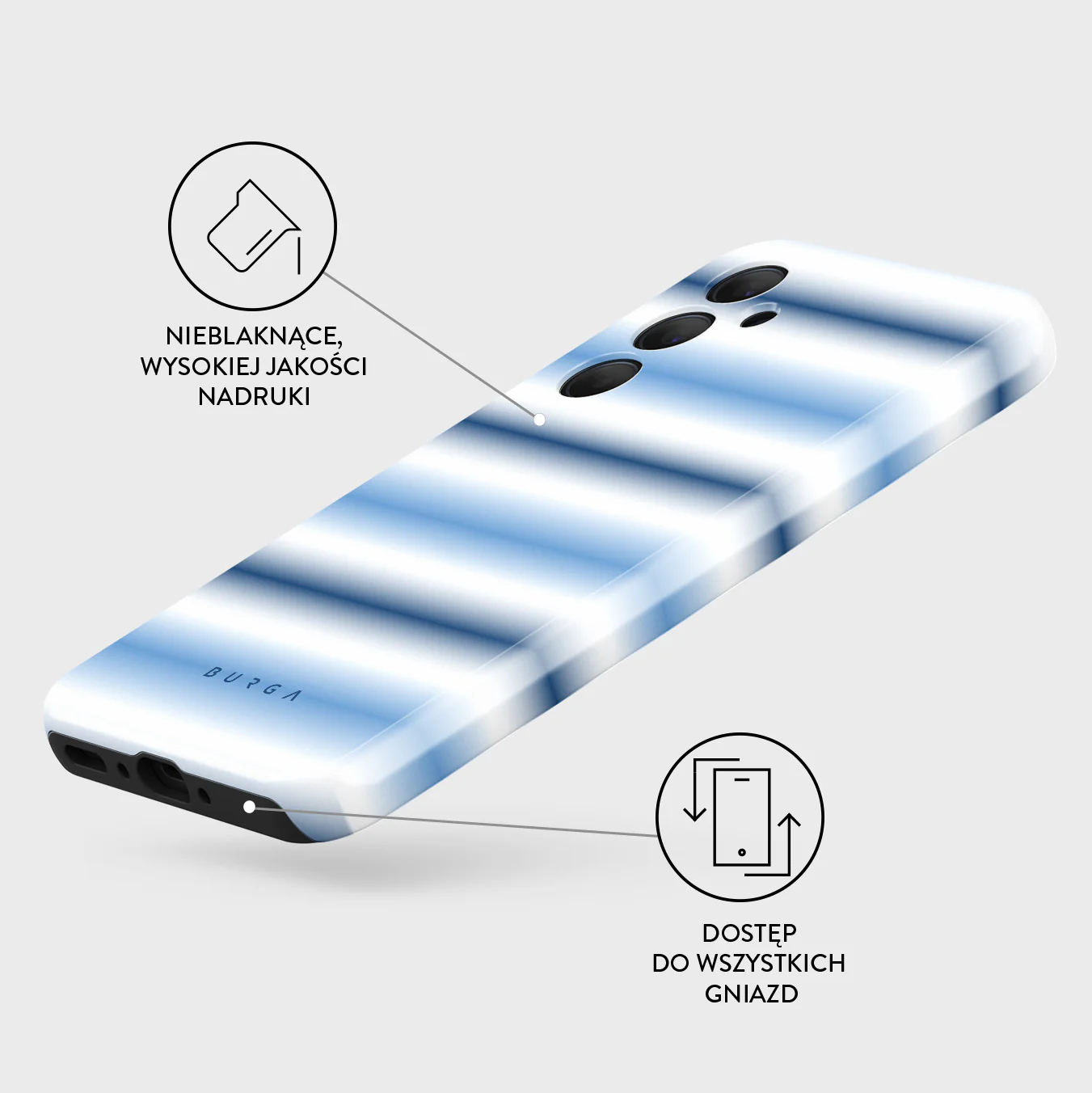 White Noise - Samsung Galaxy A35 Etui - Image 3