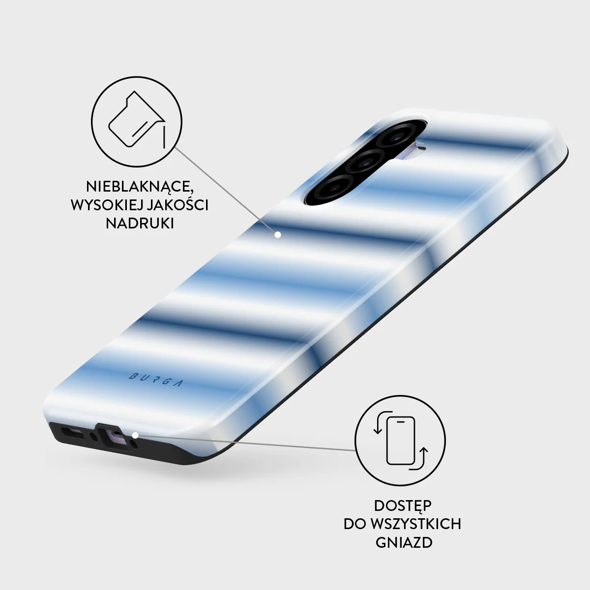 White Noise - Samsung Galaxy A37 5G Etui - Image 3