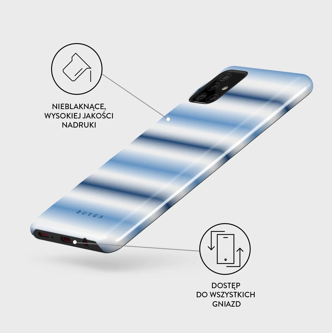White Noise - Samsung Galaxy A51 4G Etui - Image 3