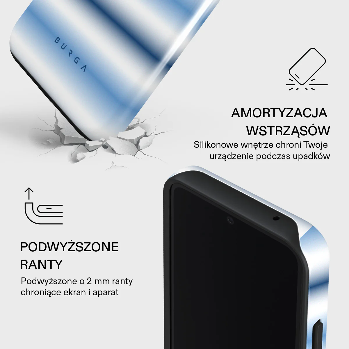 White Noise - Samsung Galaxy A55 Etui - Image 4