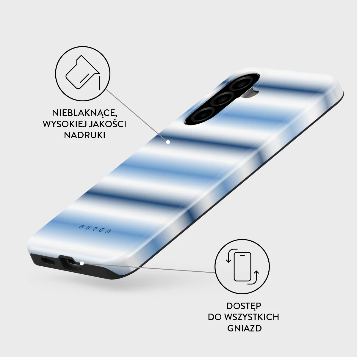 White Noise - Samsung Galaxy A57 5G Etui - Image 3