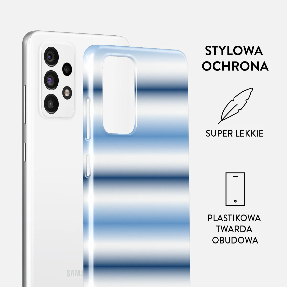 White Noise - Samsung Galaxy A72 4G / 5G Etui - Image 2
