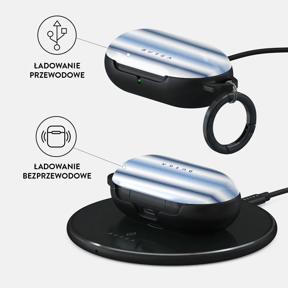 White Noise - Etui na Samsung Galaxy Buds - Image 3