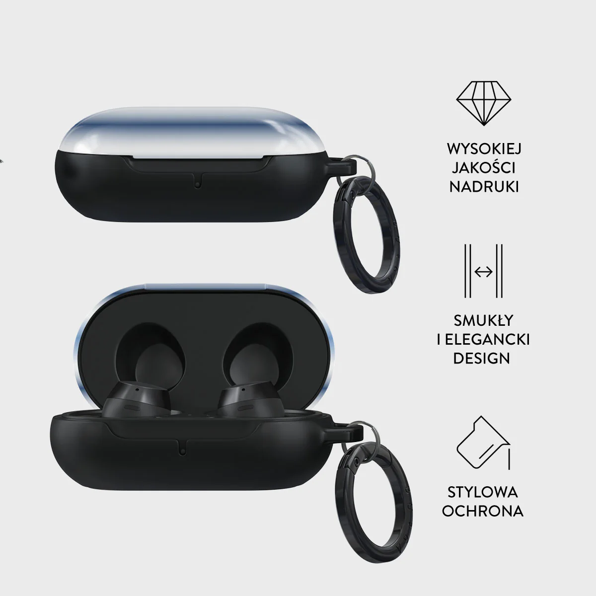 White Noise - Etui na Samsung Galaxy Buds Plus - Image 4
