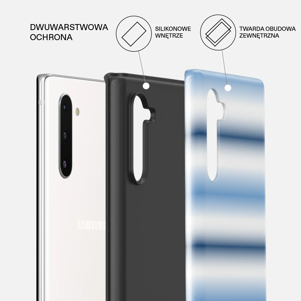 White Noise - Samsung Galaxy Note 10 Etui - Image 6