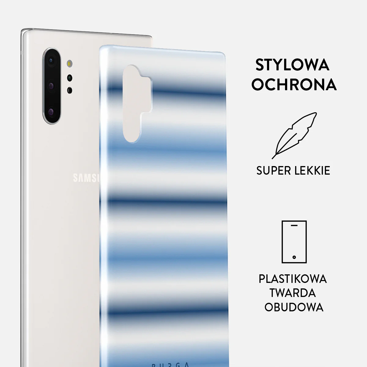 White Noise - Samsung Galaxy Note 10 Plus Etui - Image 2