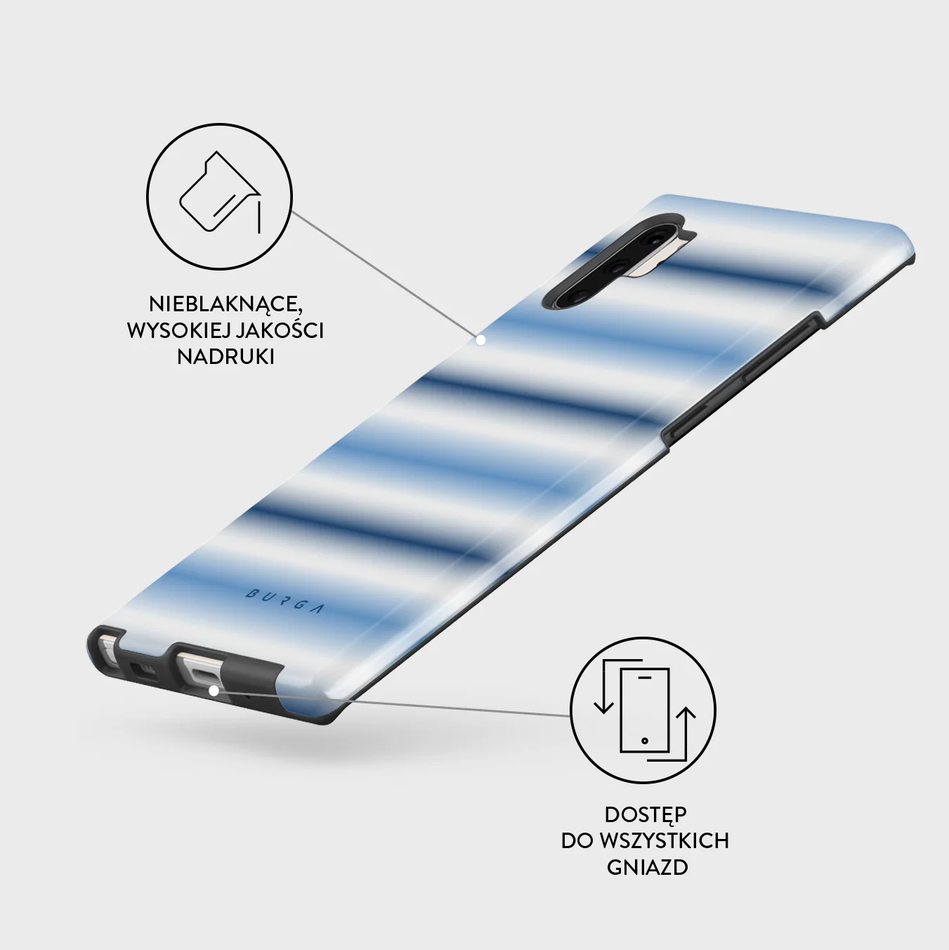 White Noise - Samsung Galaxy Note 10 Plus Etui - Image 7