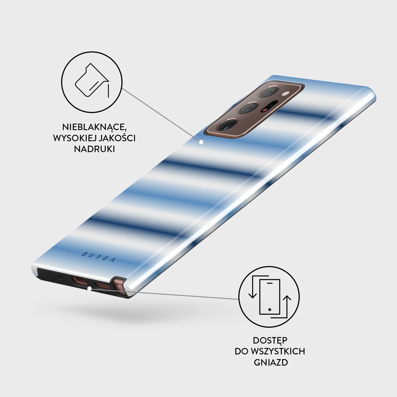 White Noise - Samsung Galaxy Note 20 Ultra 4G / 5G Etui - Image 7