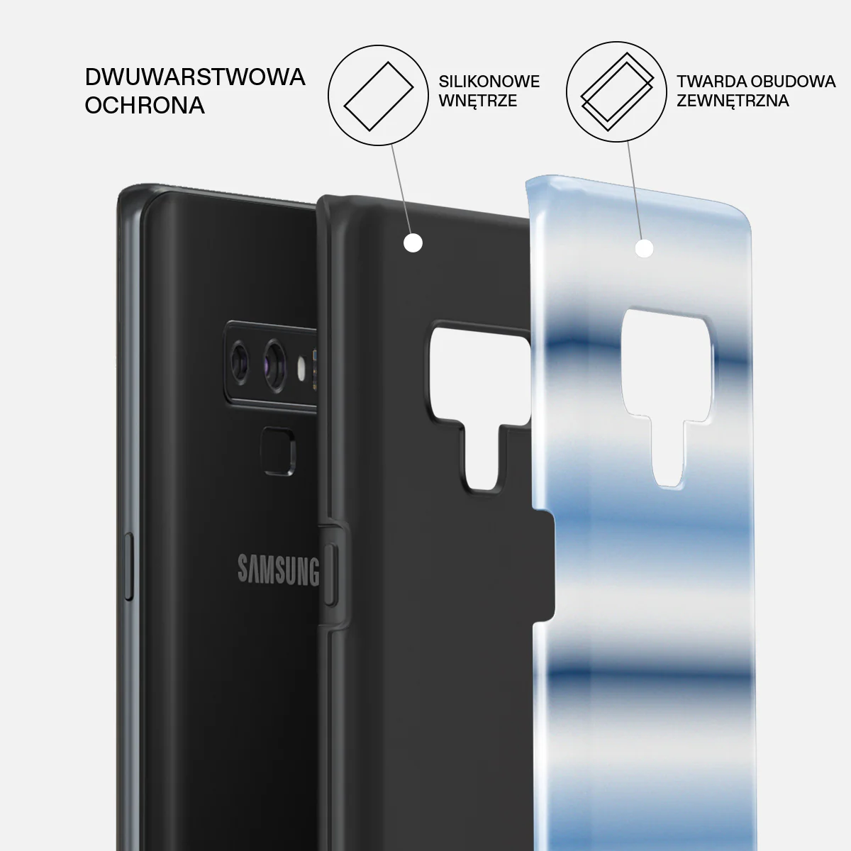 White Noise - Samsung Galaxy Note 9 Etui - Image 6